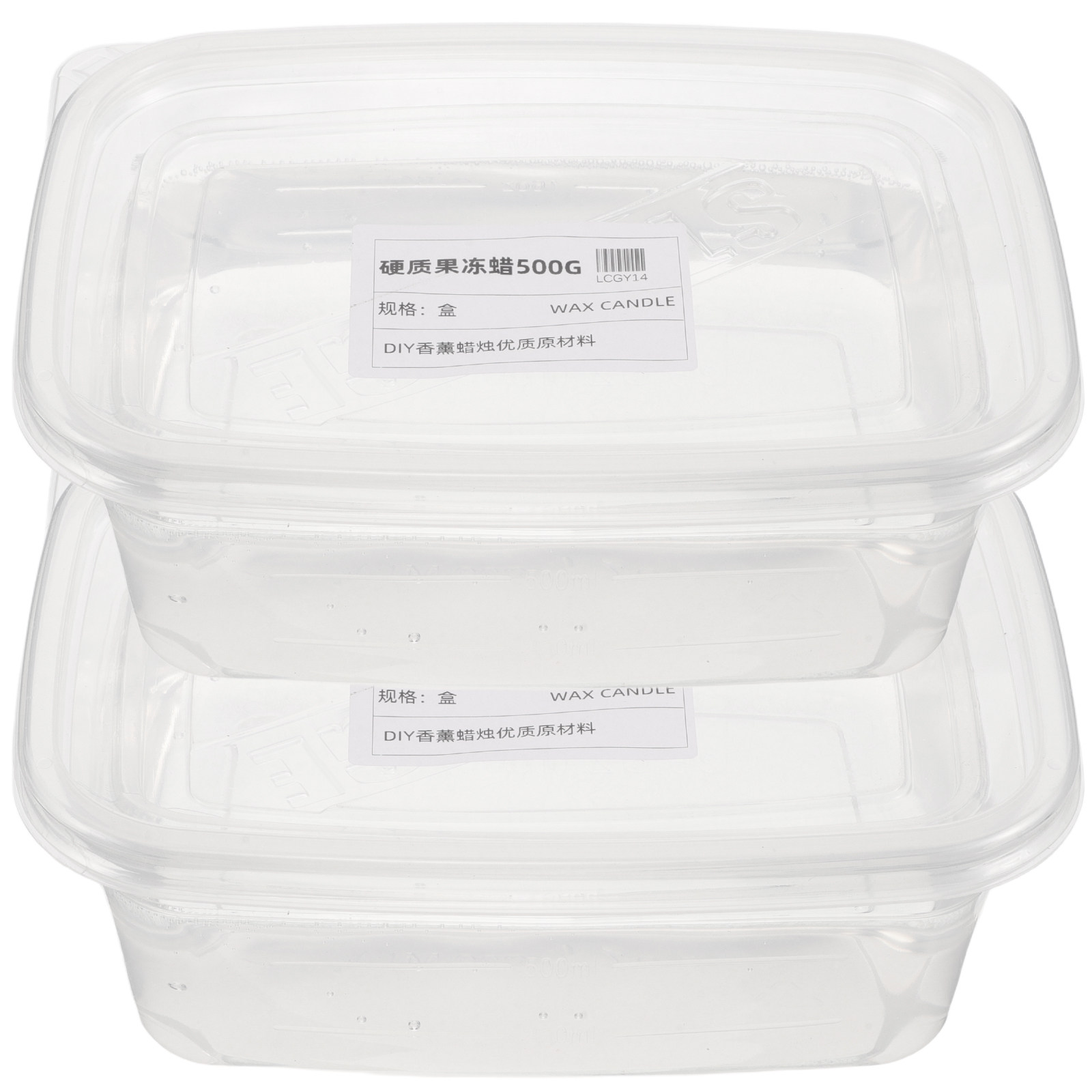 Candle Making Equipment - キャンドル作り用クリアジェルワックス 1kg/2.2lb 透明ジェルワックス 高密度素材 DIY手作り香り付きキャンドルカップ用品
