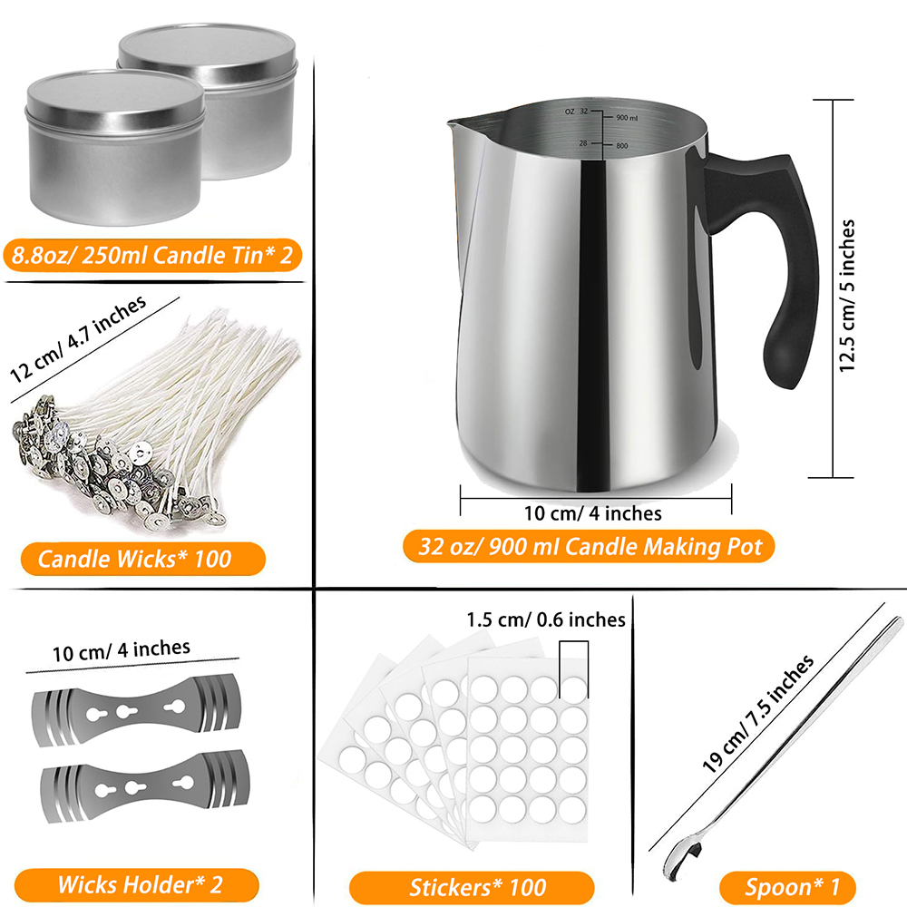 キャンドル作りスターターキット用品、キャンドル作り注ぐポット - Candle Making Kit Wholesale のレビューと価格