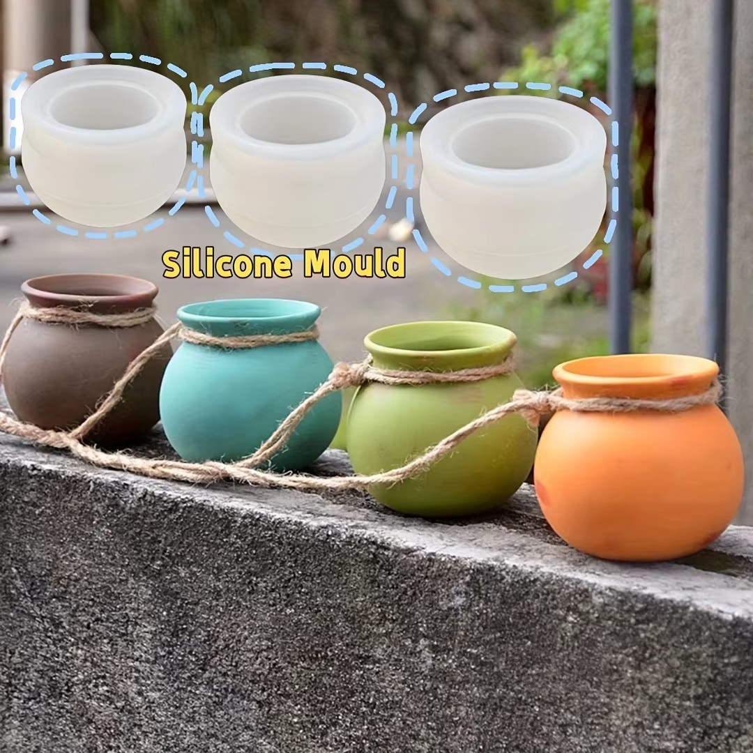 シリコンフラワーポット型、樹脂型、エポキシ型、香り付きキャン - Candle Making Equipment のレビューと価格