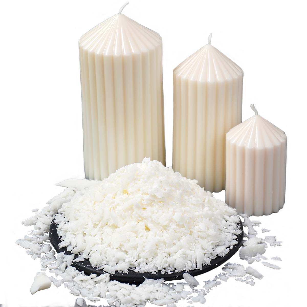 100/250/500/1000 グラム天然大豆ワックスフレ - Candle Making Kits のレビューと価格