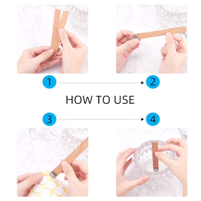 30 個の木製キャンドル芯キャンドル作成セット芯クリップベー - Candle Making Kit Wholesale のレビューと価格