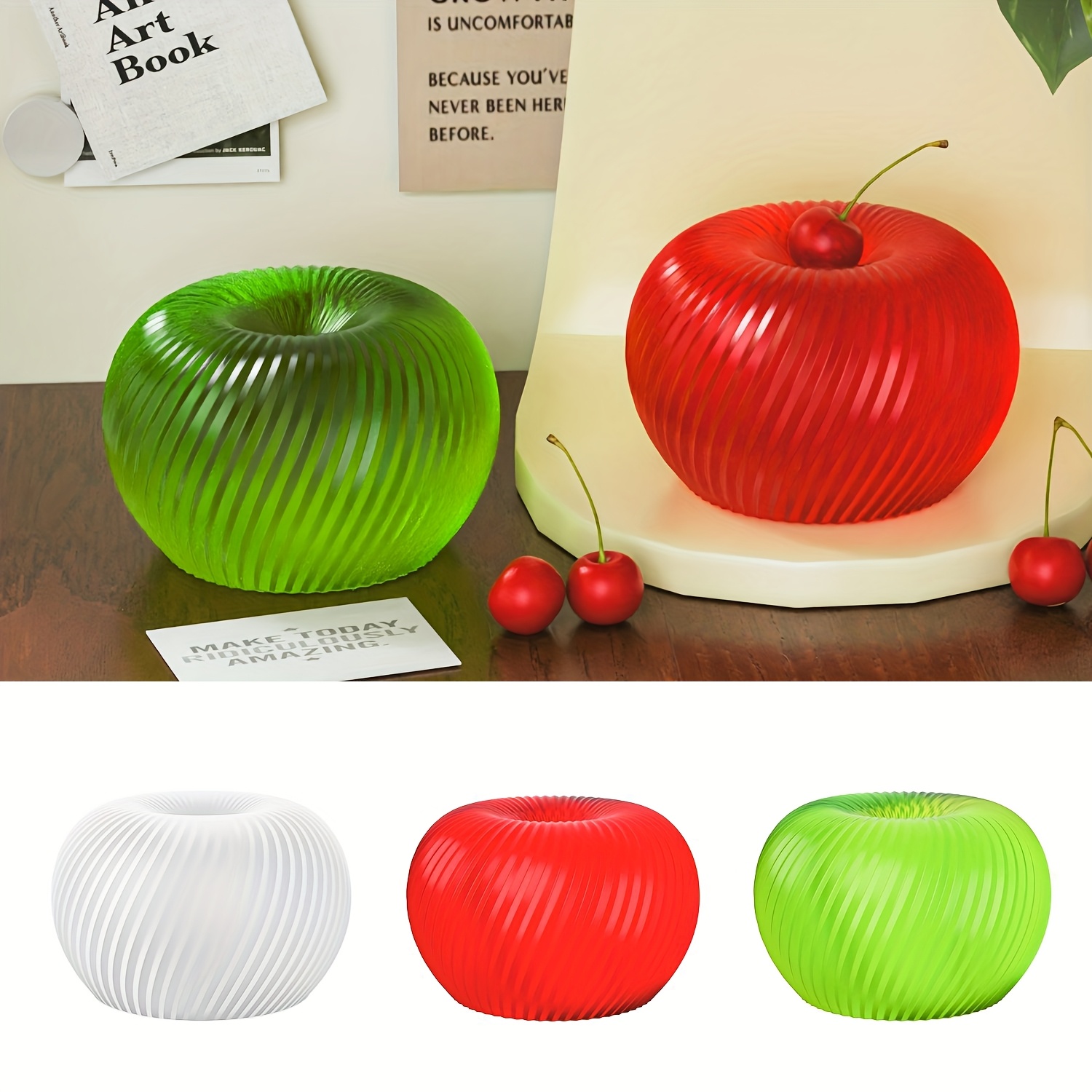 石鹸、キャンドル、石膏工芸品の作成に適した、おしゃれな赤いリ - Candle Making Equipment のレビューと価格