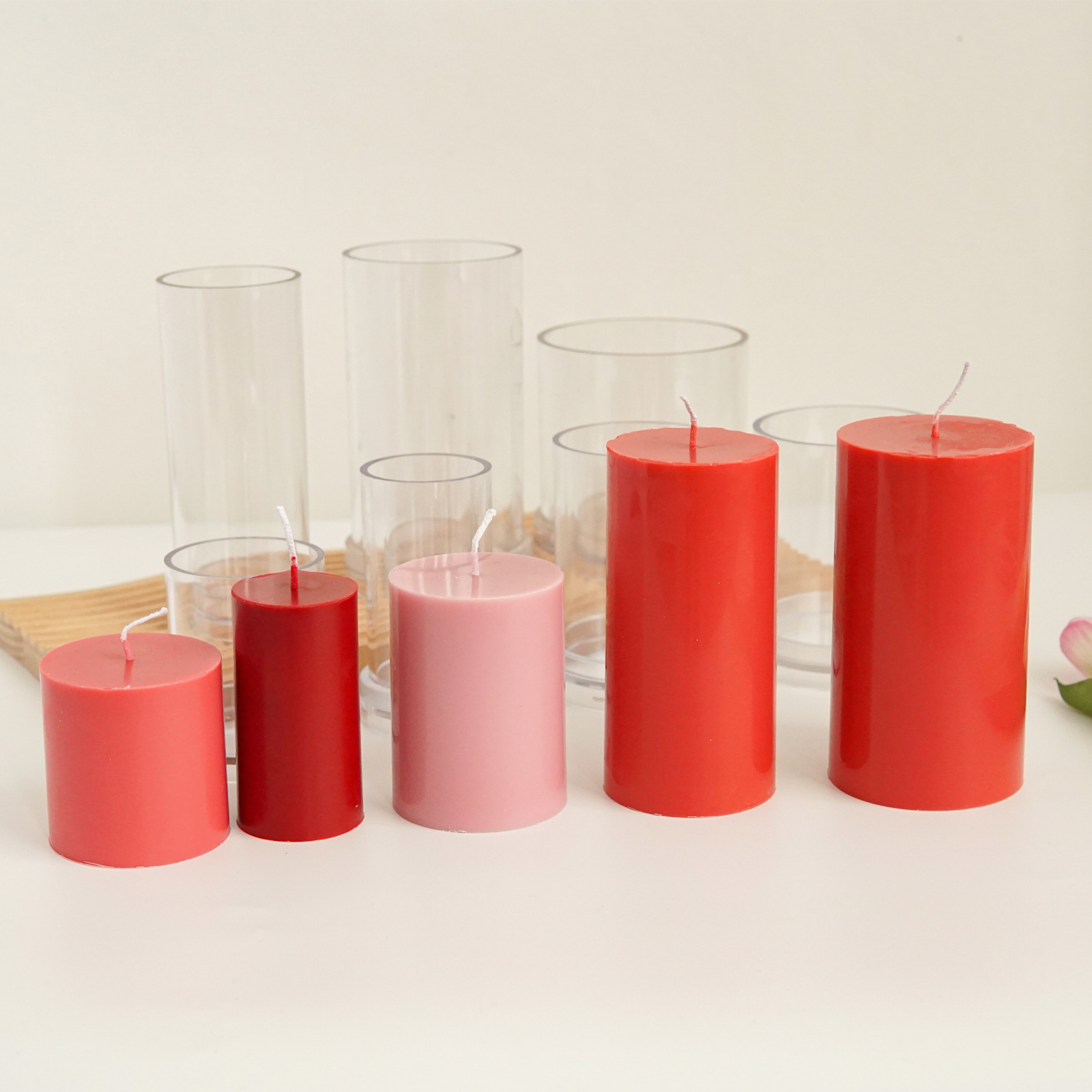 さまざまな 3D 円筒キャンドルモールドプラスチック DIY - Candle Making Kits のレビューと価格
