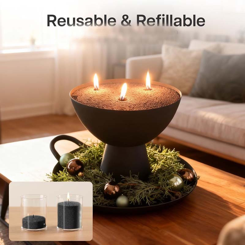 黒色のキャンドルサンド（芯付き）、200g、10個の芯付きパ - Candle Making Equipment のレビューと価格