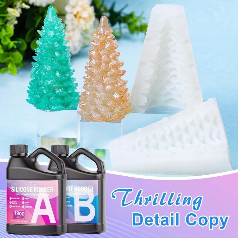 シリコンモールド作成キット、38.8オンス 15A弾性液体シ - Candle Making Kits のレビューと価格